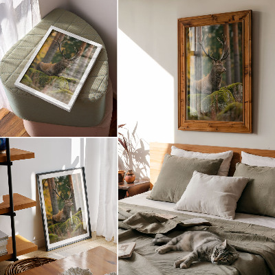 Decorative poster A stately deer