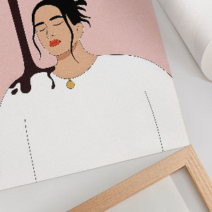 Wall art Pouring coffee