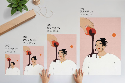 Wall art Pouring coffee