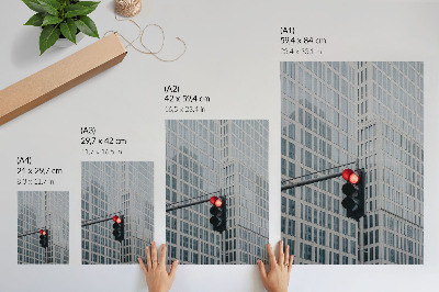Decorative poster Traffic lights
