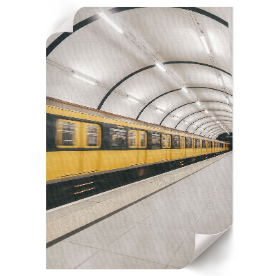Wall art Fast metro