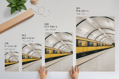Wall art Fast metro