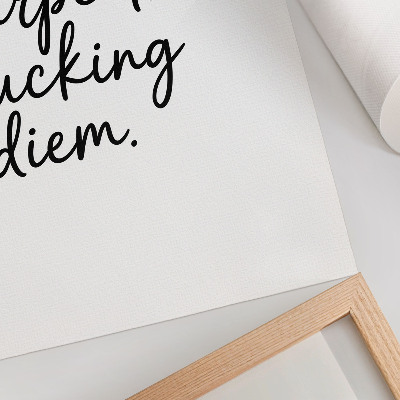 Wall print Carpe diem
