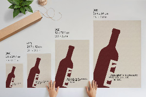Art print Wine evening
