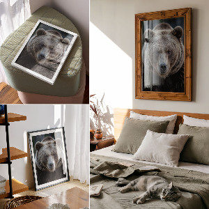 Wall art Bear strength