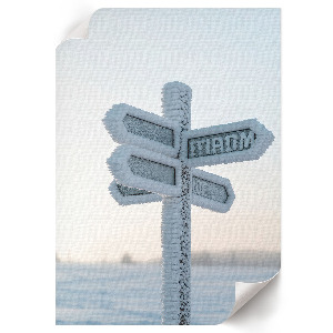 Wall print Winter signs