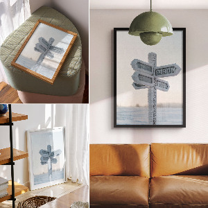 Wall print Winter signs