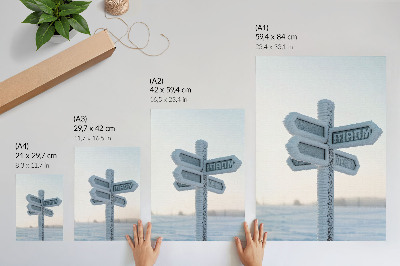 Wall print Winter signs
