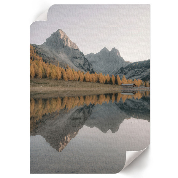 Decorative poster Mountain landscape