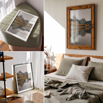Decorative poster Mountain landscape