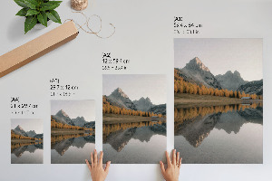 Decorative poster Mountain landscape