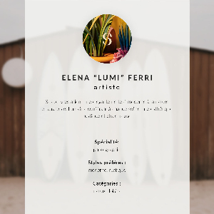 Wall print Forest bonfire