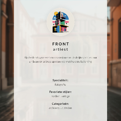 Art print Colorful port