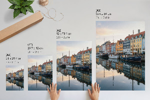 Art print Colorful port