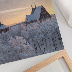 Decorative poster Winter landscape