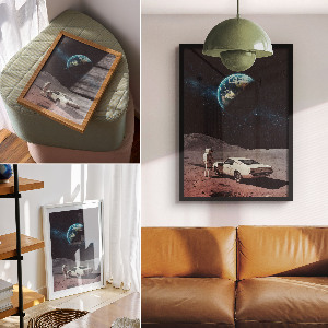 Wall print A journey into space