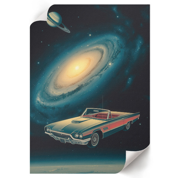 Art print Space journey