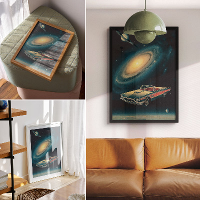 Art print Space journey