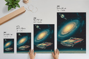 Art print Space journey
