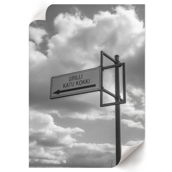 Poster Minimalism of the road