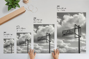 Poster Minimalism of the road