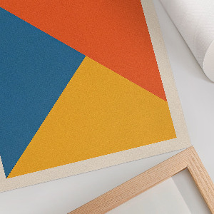 Bauhaus illustration wall print