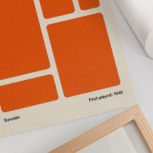Decorative minimalist poster