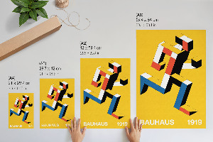 Poster Bauhaus design