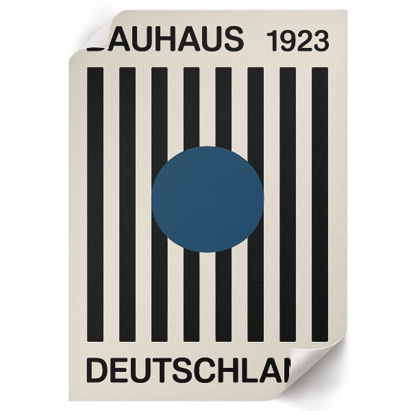 Bauhaus-style wall art
