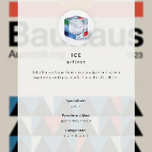 Wall art Bauhaus design