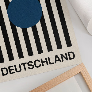 Bauhaus-style wall art