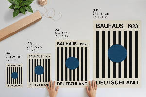 Bauhaus-style wall art