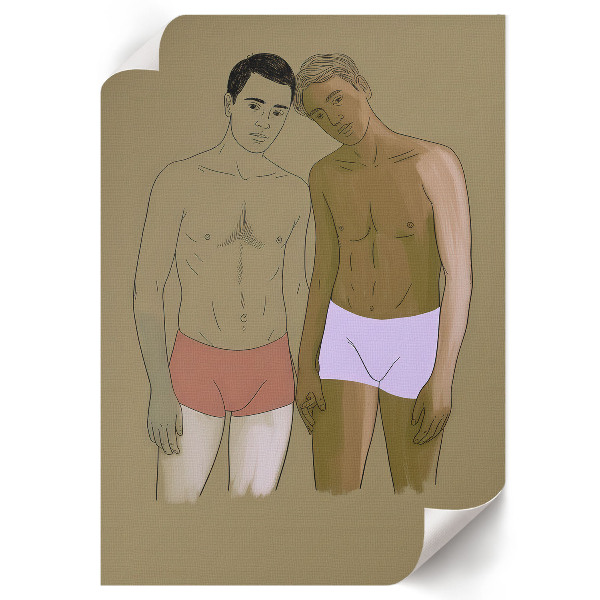 Poster Male couple