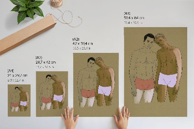 Poster Male couple