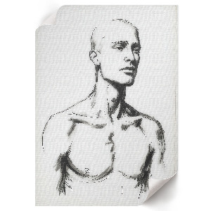 Art print Drawing of a man
