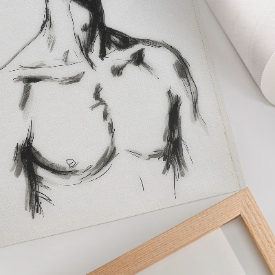 Art print Drawing of a man