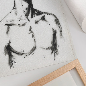 Art print Drawing of a man