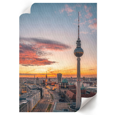 Art print The city at dusk