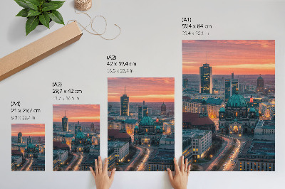 Decorative poster City panorama