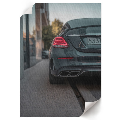 Wall art City car