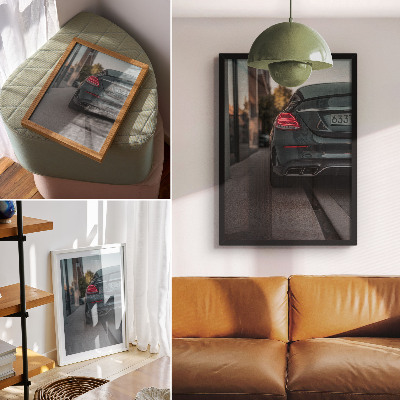 Wall art City car