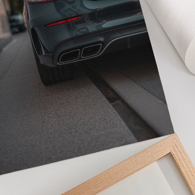 Wall art City car