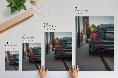 Wall art City car