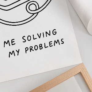 Art print My problems