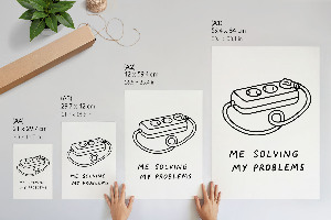 Art print My problems