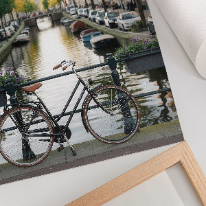 Decorative poster City bike