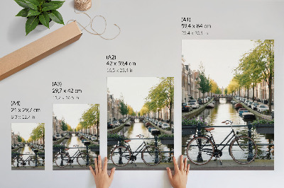 Decorative poster City bike