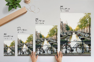 Decorative poster City bike