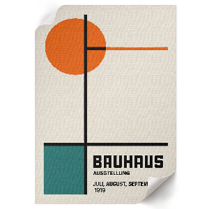 Bauhaus-style wall art