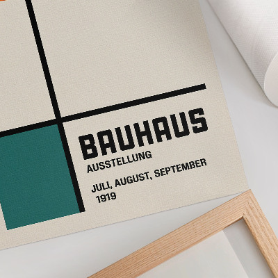 Wall art Bauhaus style